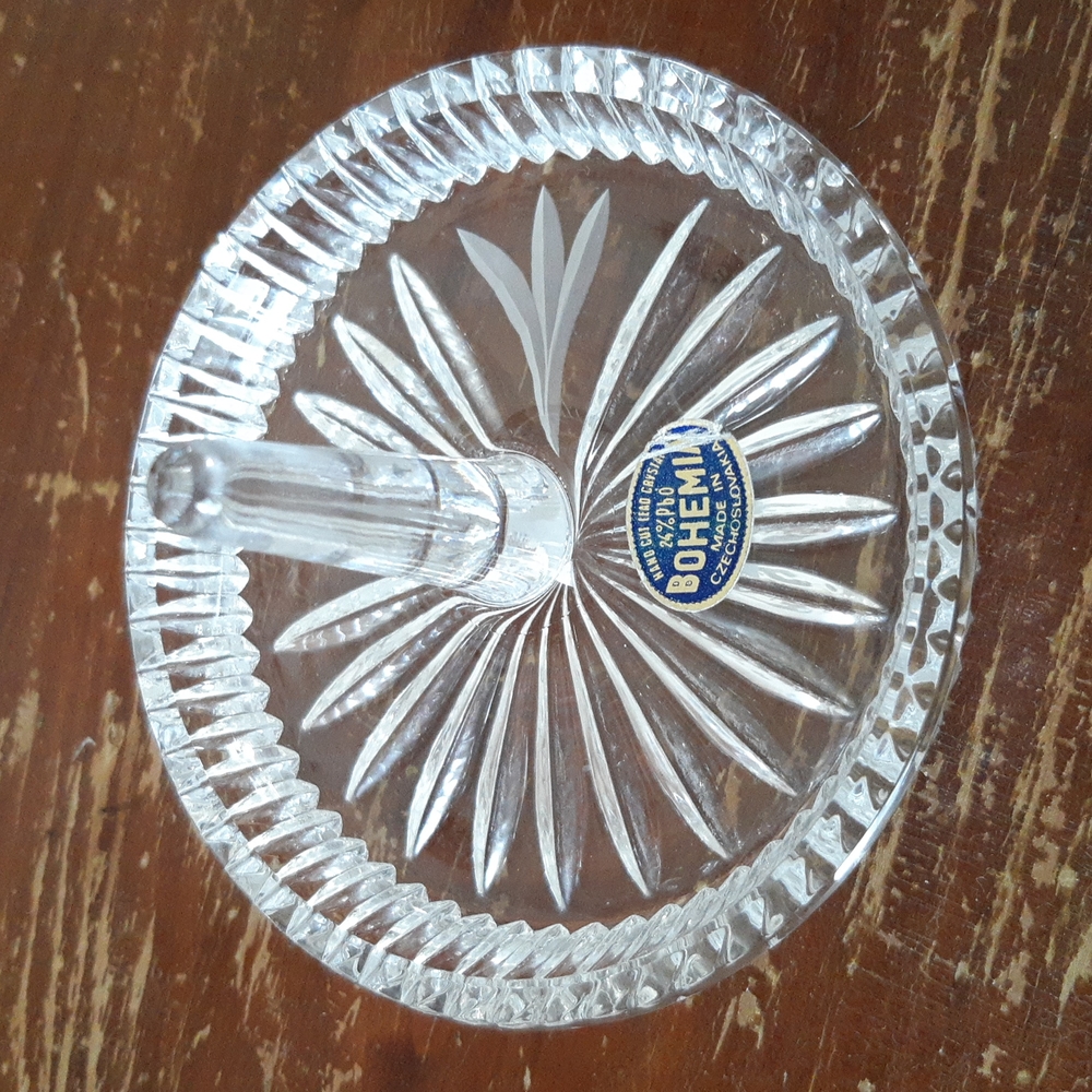 Bohemia Lead Crystal Ring Holder